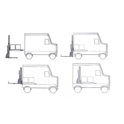 Empilhador autoportante 1000kg 1300mm semi-eléctrico VANGO1000