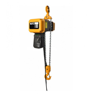 Stationary electric chain hoist 1000kg 12m 220V HHBDII01-01 double lifting speed