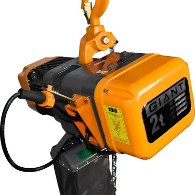 Stationary electric chain hoist 1000kg 12m 220V HHBDII01-01 double lifting speed