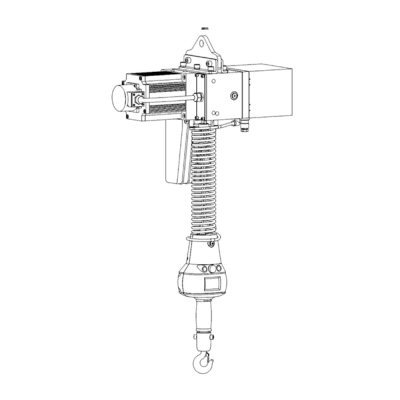 Electric chain hoist with hook 200kg 2,8m 220V Q5L020