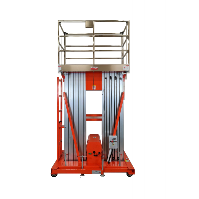 Plataforma de mastro vertical 200kg 6m com bateria GTWY6-200 DC