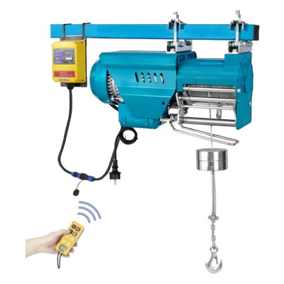 Nopeatoiminen sähköinen köysivinssi 200/400kg 35/17,5m kaukosäätimellä