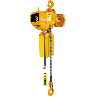 Guincho elétrico de corrente HHBD 2T 18M 380V com gancho de suspensão