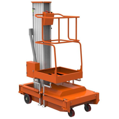 Electric column platform 125kg 4m with battery GTWY4-100 DC