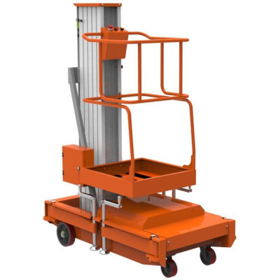 Plataforma Elevatória de mastro vertical 125kg 9m com bateria GTWY9-100 DC