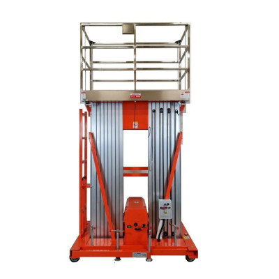 Elektrisch uitschuifbaar platform 200kg 14m GTWY14-200 DC met accu