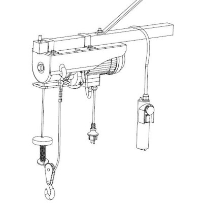 Mini electric winch 100-200kg 20-10m YT-100/200