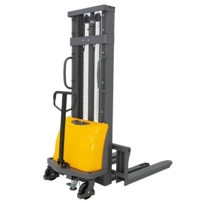 Carrello elevatore semi-elettrico 1500kg 2500mm con forche scorrevoli